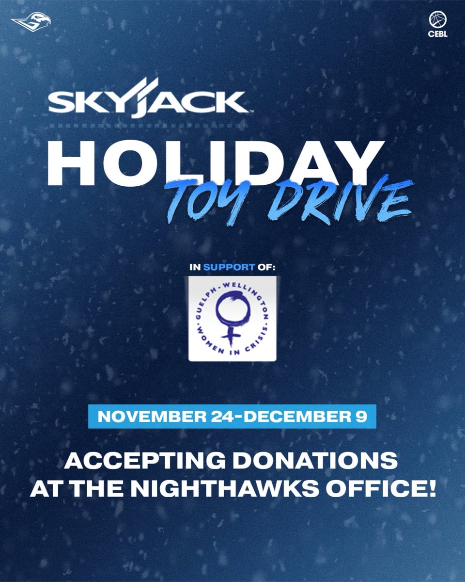 ‘Tis the season for giving!🧸

Help support <a href="/gwwic/">gwwic</a> this holiday season by dropping off your donations for the <a href="/SkyjackInc/">Skyjack Inc</a> Holiday Toy Drive at our office!

Mon-Fri, 9AM-4:30PM

Accepting gift cards, cash donations &amp; new, unwrapped items!🧤

Donate online: donate.micharity.com/guelph-welling…