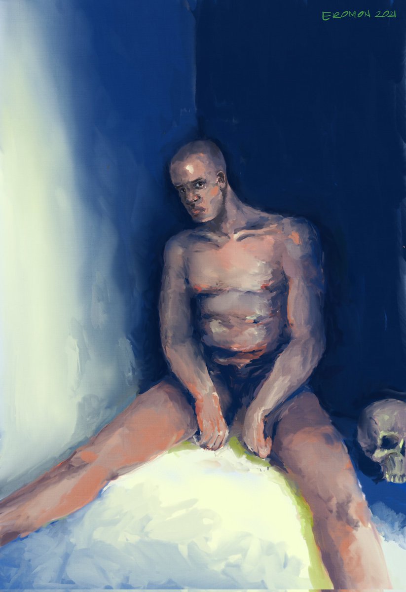 JoshEromon's tweet photo. New painting:
Basement and despair https://t.co/QtK0Uc6cuS