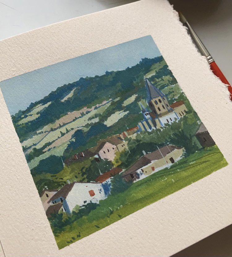 FMandouh's tweet image. Some of my favorite gouache works