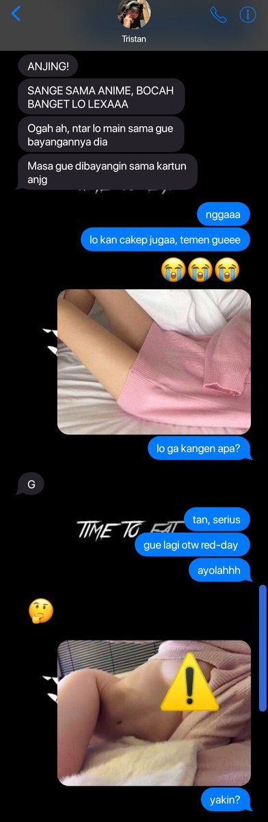 bxpnsve's tweet photo. CW // Mature Content , NSFW 🔞
—One tweet dulu (PVT–nya ntar gatau buat/ngga)

"Ga bisa sama cowo anime, sama lo jadilah..."

–Lty AU https://t.co/YygQtBYdcX