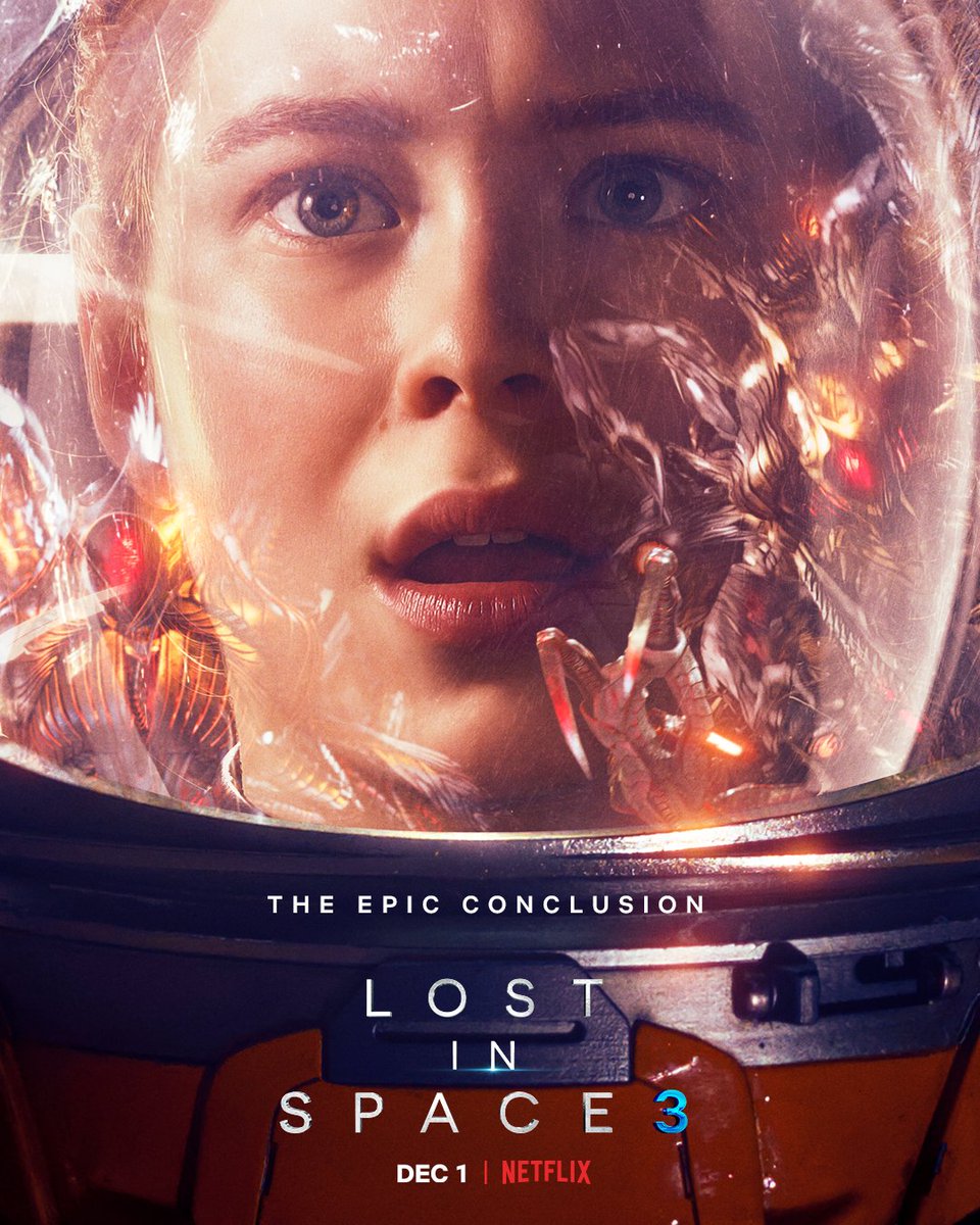 PermanenciaVol2's tweet photo. Nuevos pósters de la tercera temporada de #LostInTheSpace, la nueva temporada estará disponible el 01 de Diciembre en Netflix 🌌🚀📺 https://t.co/E7R8O1aBo8