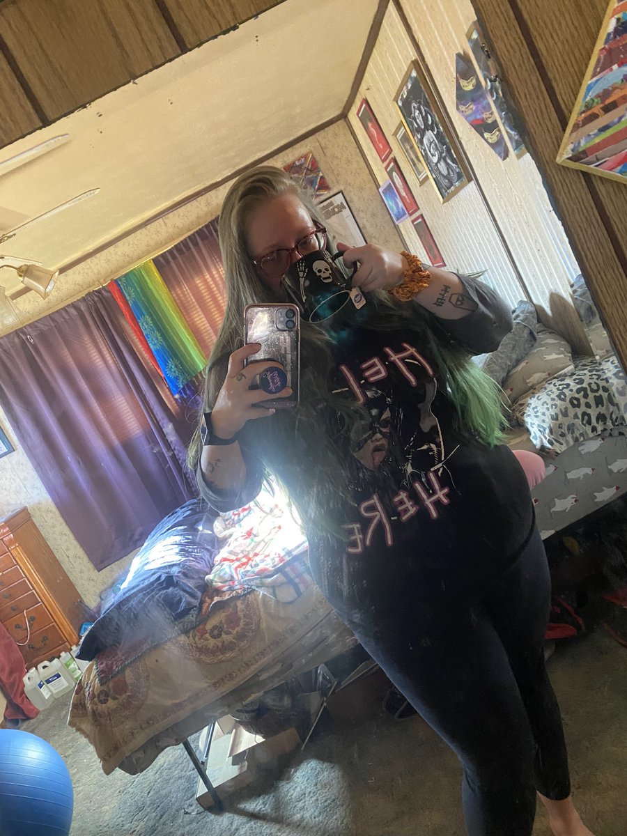 SporadicJills's tweet photo. I some how keep pulling spooky dresses out of my clothes. Also it’s chilly so I changed into leggings. Which aren’t pants so it still #pantlesswednesday . Also I’m drinking Tea and need to switch to Coffee. #mirrorselfie #batdress #catwoman #tea https://t.co/gsgrrtHXED