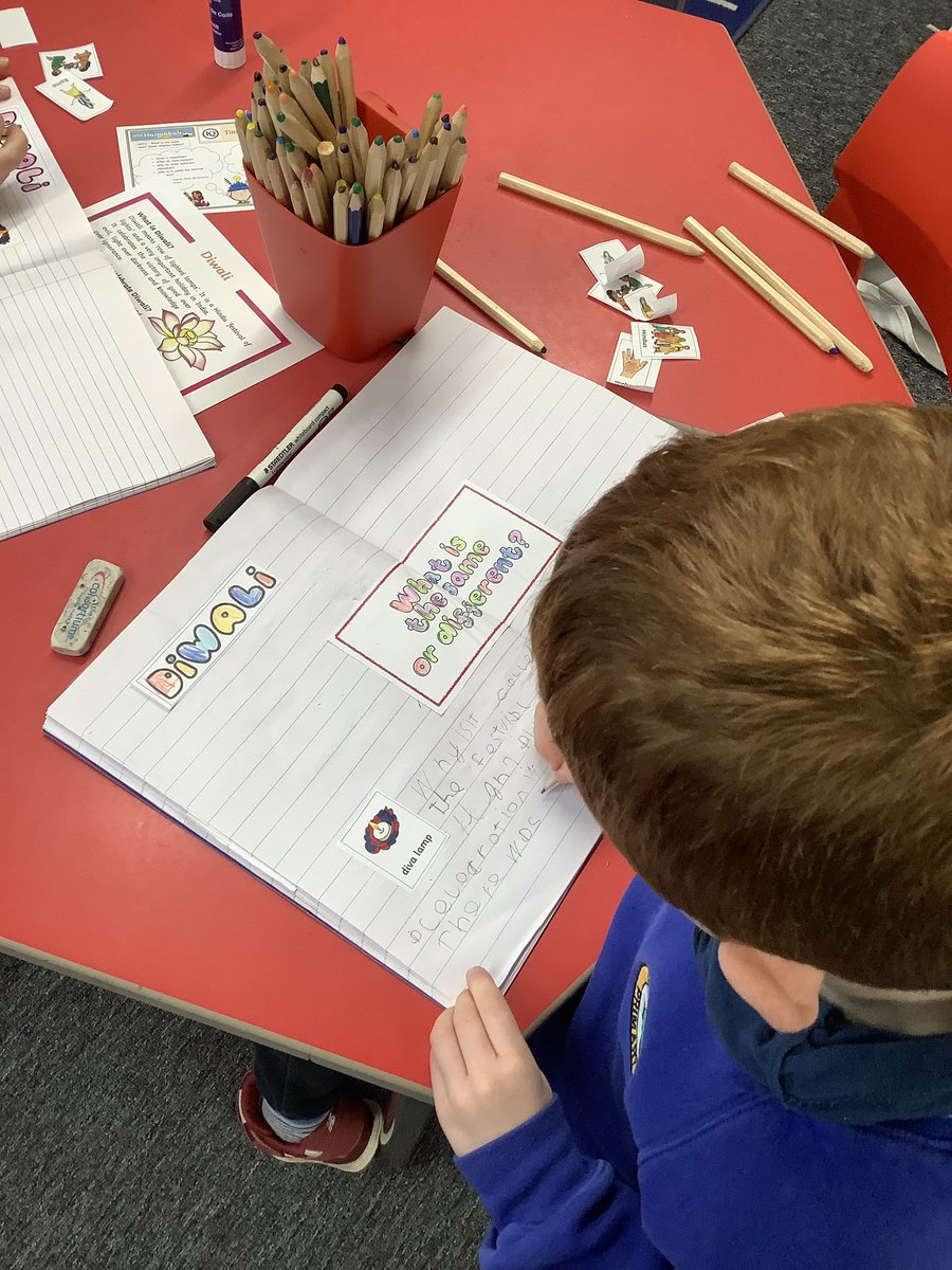 llanrhidianp's tweet photo. Slytherin and Gryffindor began researching and writing about Diwali for their IQ on religious festivals around the world. #LlanRE #LlanLit #LlanDCF #LlanPysgodyn https://t.co/eSgNGSYUjP