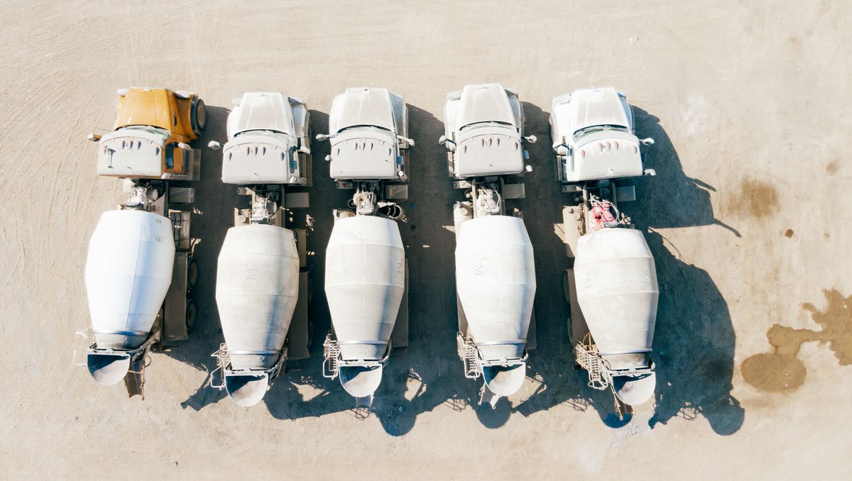 WanzekConst's tweet photo. Our Wind Division uses a LOT of concrete.
So when you’re building two wind farms, 5 miles apart, in the middle of nowhere, why not have your own batch plant?
#TeamWanzek #BleedBlue
#construction #concrete
#bluecollar #batchplant
#windfarm #renewables https://t.co/NVEq94d6wU