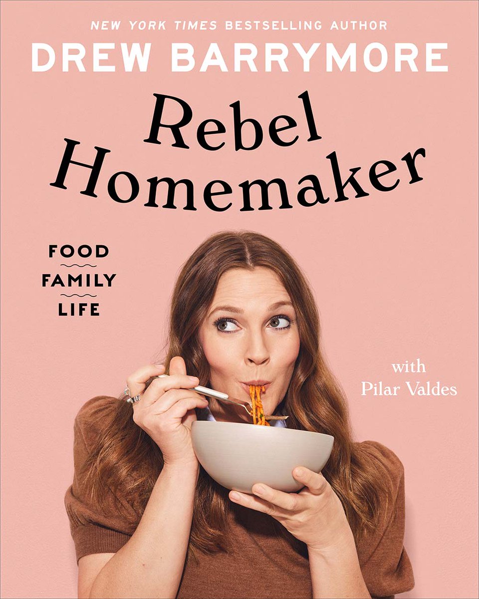 lovefood's tweet image. #GiveawayAlert! RT &amp;amp; follow for a chance to #win Drew Barrymore's new cookbook Rebel Homemaker! Entries close 5/12 at 11:59pm (GMT). T&amp;amp;Cs: bit.ly/2xWRfA9