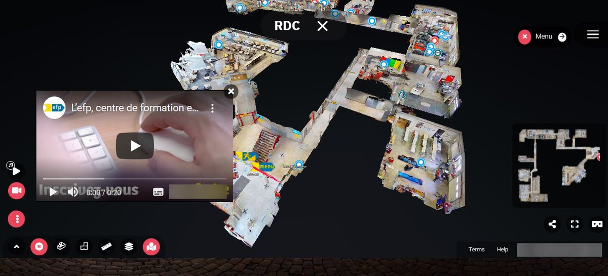 DrneBFC's tweet photo. Interventions en présentiel et distanciel #hybride #comodal intégralement traduit en direct.

Ici présentation de l'outil de visite virtuelle des 15000m2 de locaux dédiés à la formation de l'@efp_bxl dont les plateaux techniques #orientation
@Citizen21EU

https://t.co/8XP3gV8B0V https://t.co/u82qsGNj0R