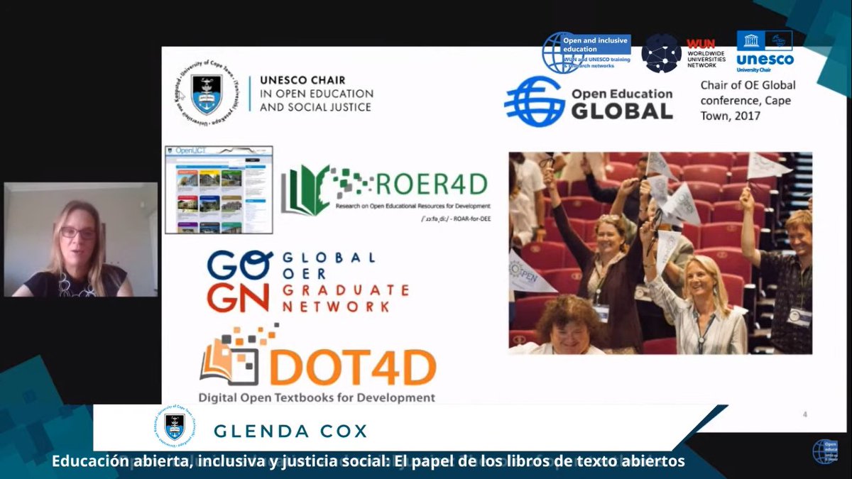 ¿Quieres conocer sobre la educación abierta e inclusiva, la justicia social y los libros de texto abiertos? Únete a la sesión con la Dra. Glenda Cox: youtu.be/pmYTaUb4218 @WUNetwork <a href="/UNESCO/">UNESCO 🏛️ #Education #Sciences #Culture 🇺🇳</a> #JusticiaSocial #OpenEd #EducacionInclusiva #EducacionAbierta