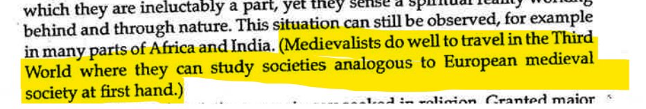 ISASaxonists's tweet photo. Medieval Studies is racist: ex. #8232329 
Respected scholars asserted (w/o challenge)  medievalists should go to "3rd world" countries to see what medieval Europe looked like. This implies a wyte field. The field operates on whiteness bc it's bake into its roots. #medievaltwitter https://t.co/xaXtnxT0PO