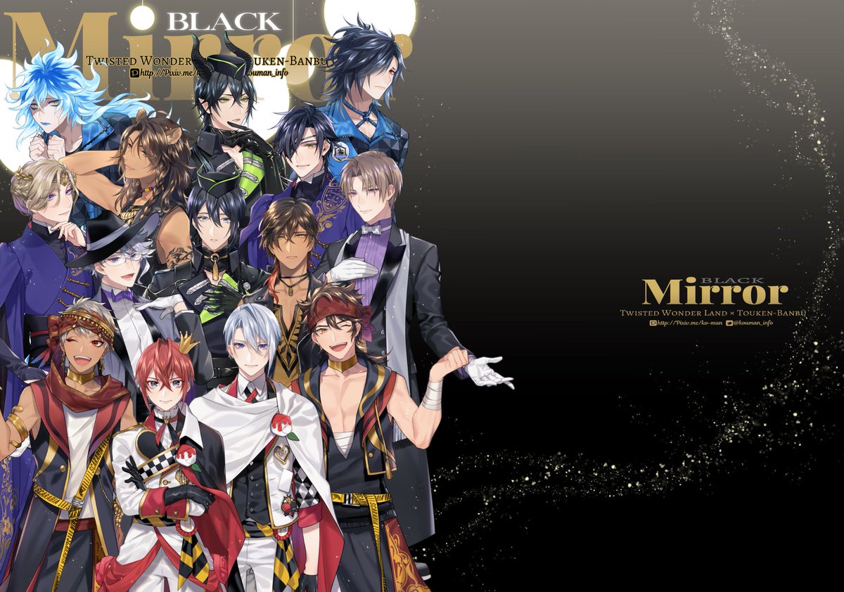 「🥳投稿しました‼️
【画集】Black Miller🪞
https://t.」|幸漫4/9ツインメッセ静岡コミックライブA13刀さに新刊SET有のイラスト