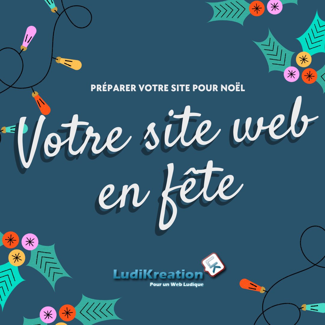 🎄 Noël ? C’est plus que jamais l’occasion de prendre la parole sur le #web pour vous rapprocher de votre #clientèle.

🌐 <a href="/LudiKreation/">Ludik Te@m</a> personnalise votre site web et vos réseaux sociaux.

#noël #noel2021 #siteinternet #siteweb #décorationnoël #dynamique #hebergementweb