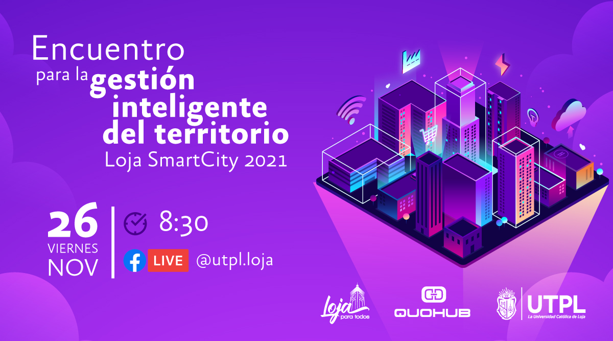 🏙️#LojaSmartCity » un encuentro para la Gestión Inteligente del Territorio. #SmartLandUTPL <a href="/quo_hub/">Quo Hub</a> y <a href="/MunicipioDeLoja/">Municipio de Loja</a> reunimos a tomadores de decisión, academia, sector emprendedor y ciudadanía para continuar potenciando el desarrollo de #Loja.
🗓️26/nov
ℹ️eventos.utpl.edu.ec/loja-smartcity