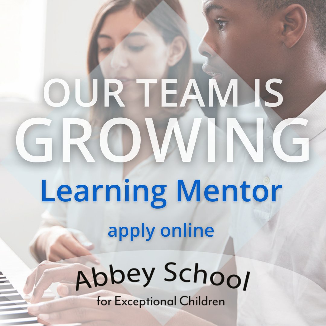 Having launched our new residential facilities, we need an additional Learning Mentor to join our brilliant team. We encourage suitably qualified individuals with a passion for SEND, who share our values to contact us. abbeyschool.com/learning-mento…