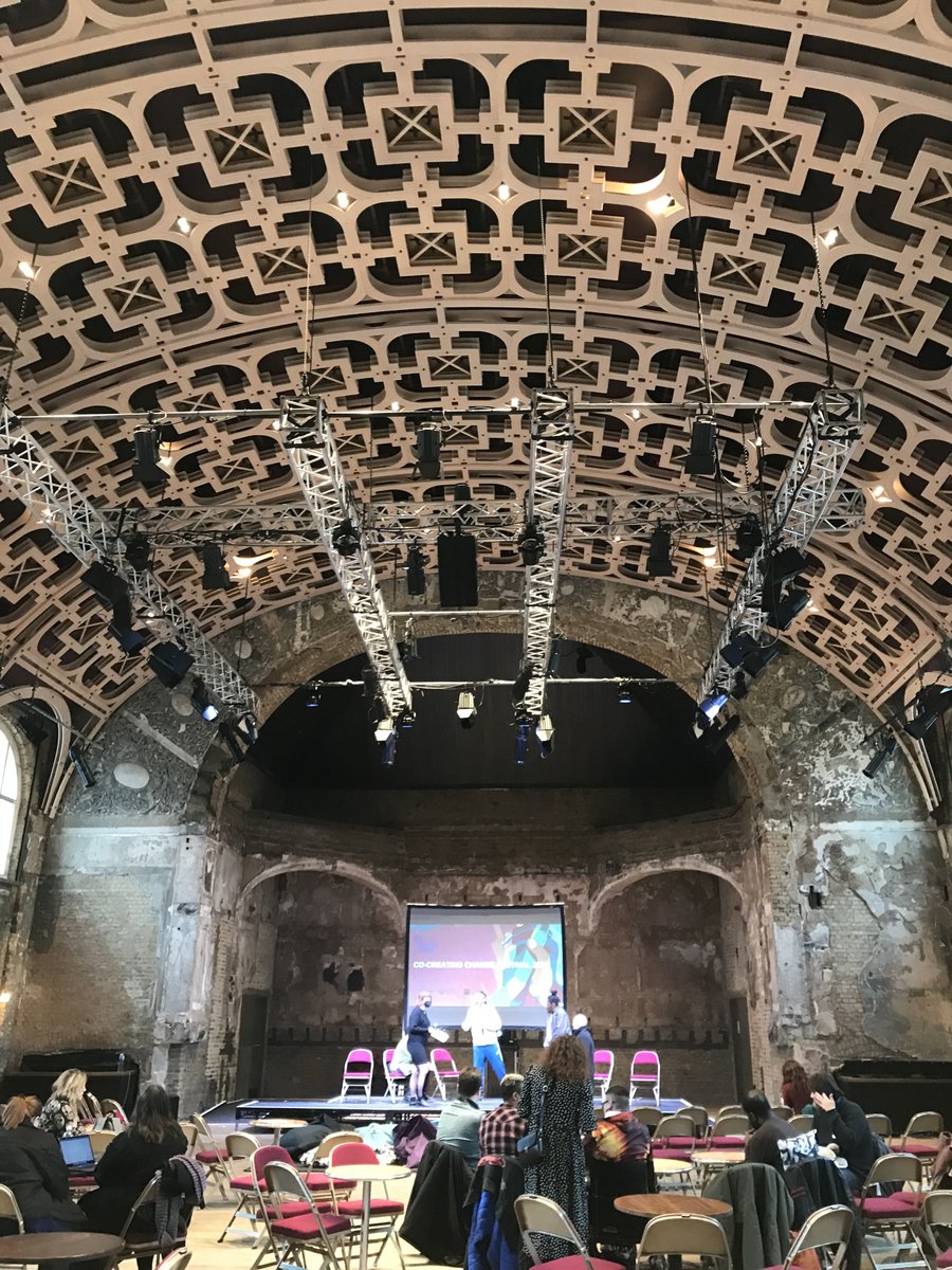 The Grand Hall is set ready for The <a href="/cocreatechange/">co-creating_change</a> Festival Day 3 🎉

Today, we’re focusing on making decisions through co-created work, engaging young people and coming together to empower communities #CCCF21