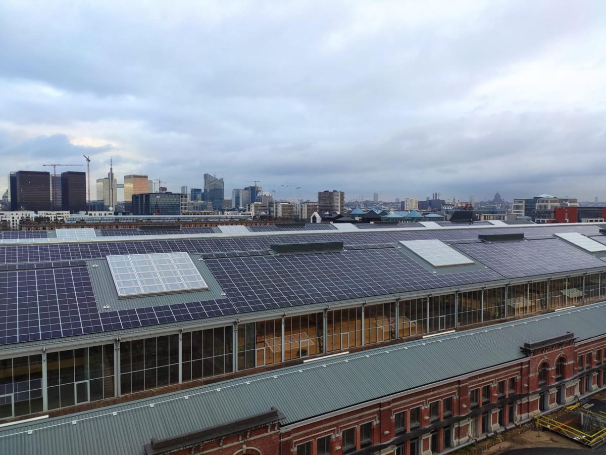 Eurelectric's tweet photo. Stunning building for #PowerSummit22 in Brussels 15-16 June - the most sustainable in Belgium!๐ฑAnd by coincidence in the same building as our main partner @Accenture
More info: https://t.co/T6aGH3hsiK
#ElectricDecade https://t.co/Al5wVlrERC
