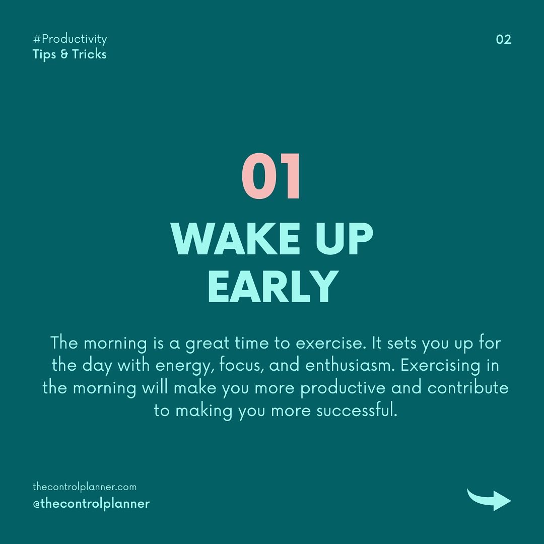 controlplanner's tweet photo. Hey guys it’s Wednesday and it’s a good to be productive. Productivity tips you need to get you smashing your daily goals. 
More info: https://t.co/x697KABsWg
Thread 👇 https://t.co/AdPgajlg2K