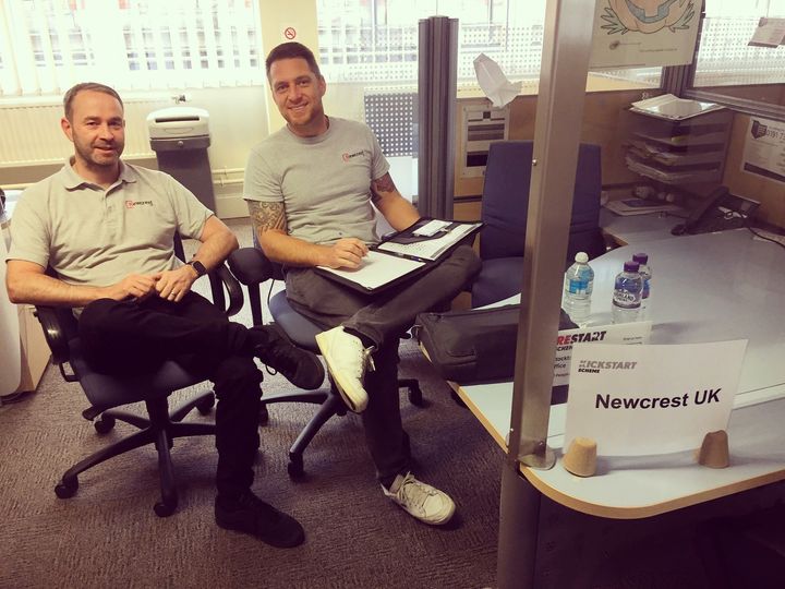 A photo of Mike and Jay at Stockton Job Centre looking for a keen kick-starter to join the Newcrest gang 👀🚀
#kickstart #Newcrest #opportunity