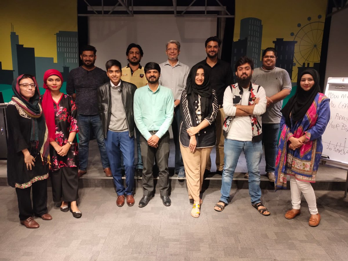 NIC_Karachi's tweet photo. And with that, the Design Thinking Workshop for @acceleratepak's Indus Tech Lab Program is a wrap! The participating startups went through 8 demanding but fruitful sessions of the workshop here at NICK. We want to thank mentor, Furqan Qureshi for being a part of the program. https://t.co/ijY3m4dU1t