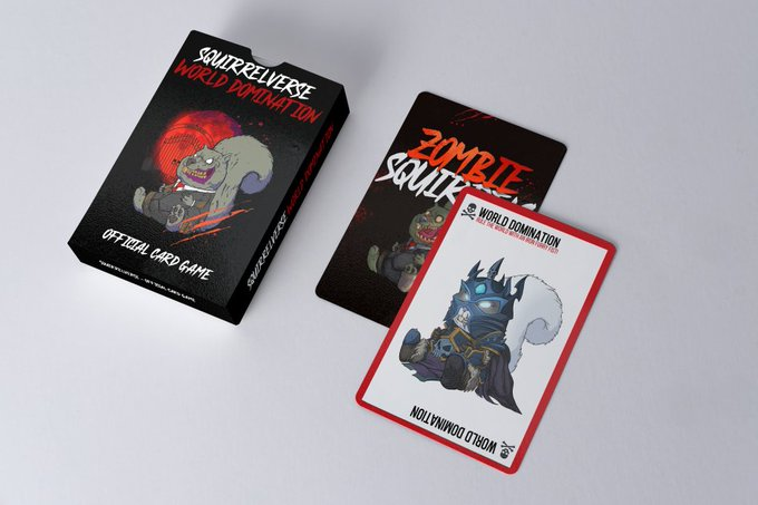 Uniquewayze's tweet photo. @garyvee hey Gary, wanted to let you know about a project at IMX "The Zombie Squirrels". It's an amazing community and their road maps contains utilities, entirely different from most of the other NFT Projects. It includes a physical fully funded Book and A customized gaming card project https://t.co/kE6Ld6o9HQ