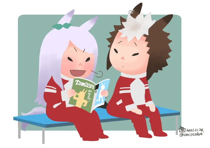 【今日のライアン】
フィットネス雑誌を読んで痩せた気になるマックイーンをそっと見守るライアン
#今日のライアン 
