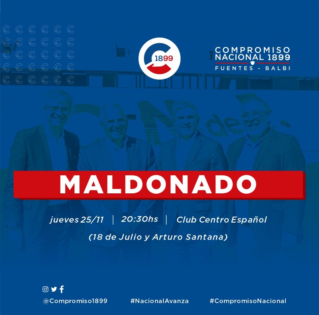 martinelgue's tweet photo. Atención BOLSOS de Maldonado!
Mańana jueves 25 los estaremos visitando junto con José Fuentes, José Decurnex y el equipo de #Compromiso1899.
Si tenés dudas, comentarios, sugerencias, te interesa saber el proyecto para que Nacional siga creciendo te esperamos.

#NacionalAvanza https://t.co/xW9UQLvVl9