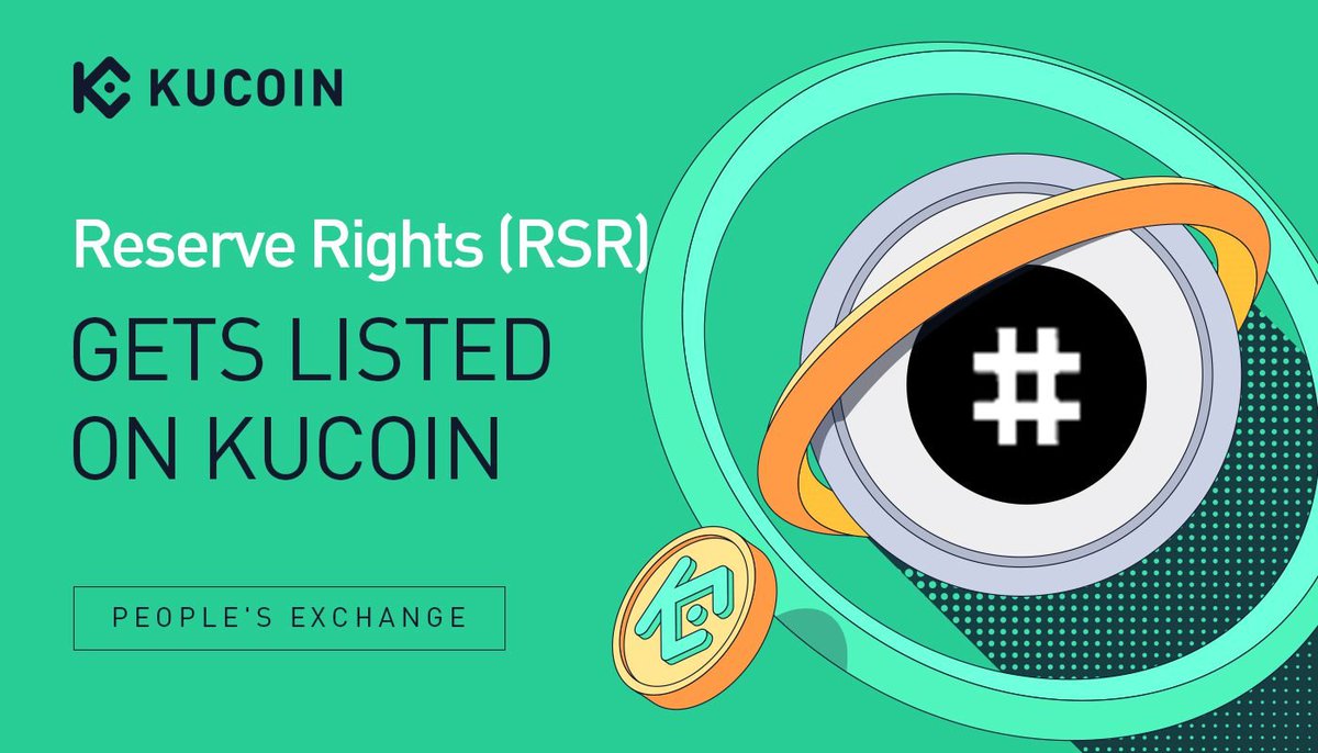 📢 New Listing

Reserve Rights $RSR <a href="/reserveprotocol/">Reserve 🌐</a> gets listed on #KuCoin!

🔹Pairs: RSR/USDT, RSR/BTC
🔹Deposit: now open (network: ERC20)
🔹Trading: 10:00 am on November 25, 2021 (UTC)
🔹Withdrawal: 10:00 am on November 26, 2021 (UTC)

Details: kucoin.com/news/en-reserv…