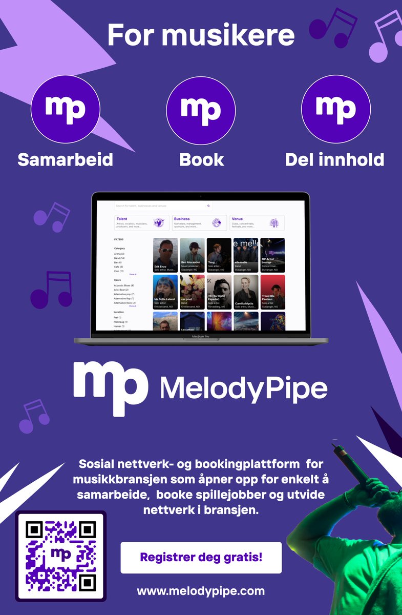 melody_pipe's tweet photo. Hva er MelodyPipe? 🤔

Registrer din profil helt gratis på https://t.co/Jb9uEd4PHI 😍 https://t.co/fececNIQUb