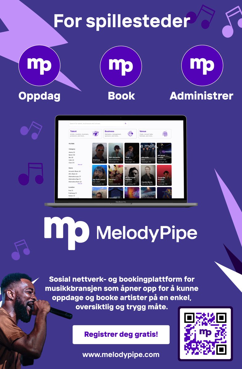 melody_pipe's tweet photo. Hva er MelodyPipe? 🤔

Registrer din profil helt gratis på https://t.co/Jb9uEd4PHI 😍 https://t.co/fececNIQUb