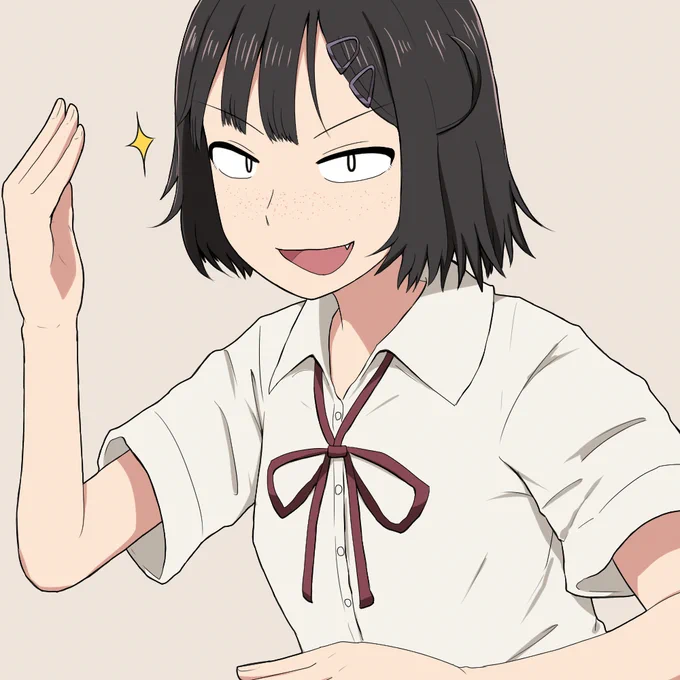 「悩殺ポーズしてみて」って頼んだ時の反応的な
#ひかげものがたり 
#HIKAGE_fanart 