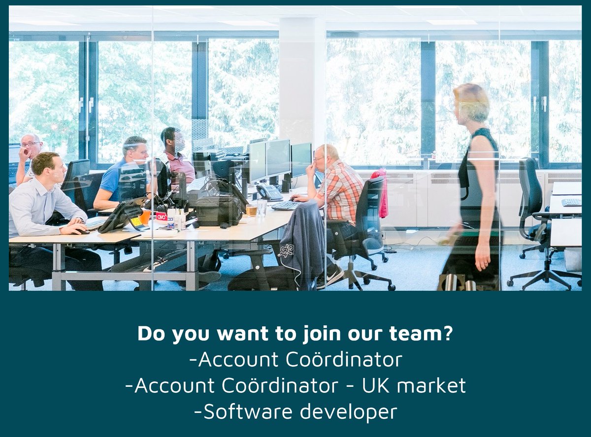 onetrail's tweet photo. Are you looking for a new challenge? We have several open positions:

- Account Coördinator https://t.co/l30V8bV4Gz
- Account Coördinator - UK market https://t.co/NVGFXeGOAq
- Software developer https://t.co/VSJKpFkwh2

Apply now, love to hear from you!
#jobalert #hiring #vacancy https://t.co/w5pqtsqH5D