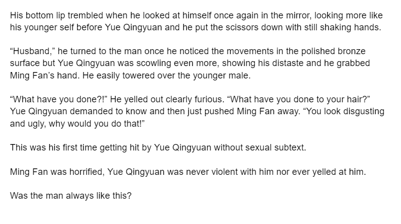 Lartharion's tweet photo. I am sorry I didn't make the bonus yesterday, I was staying over in friend's house. I might try for today.
//cheating, domestic abuse, unbetad
#MingFanWeek2021 #QiFan #svsss https://t.co/8isQJ69tF5