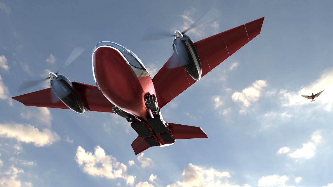 phractyl's tweet photo. A key design decision for #Macrobat, was for it to blend in with its environment and not contribute to visual pollution. So we looked to our feathered friends for inspiration.
#biomimicry #UAM #AAM #PAV #sustainablemobility #urbanairmobility #envtol #aviation #blender #render https://t.co/CiFPJ09MPu