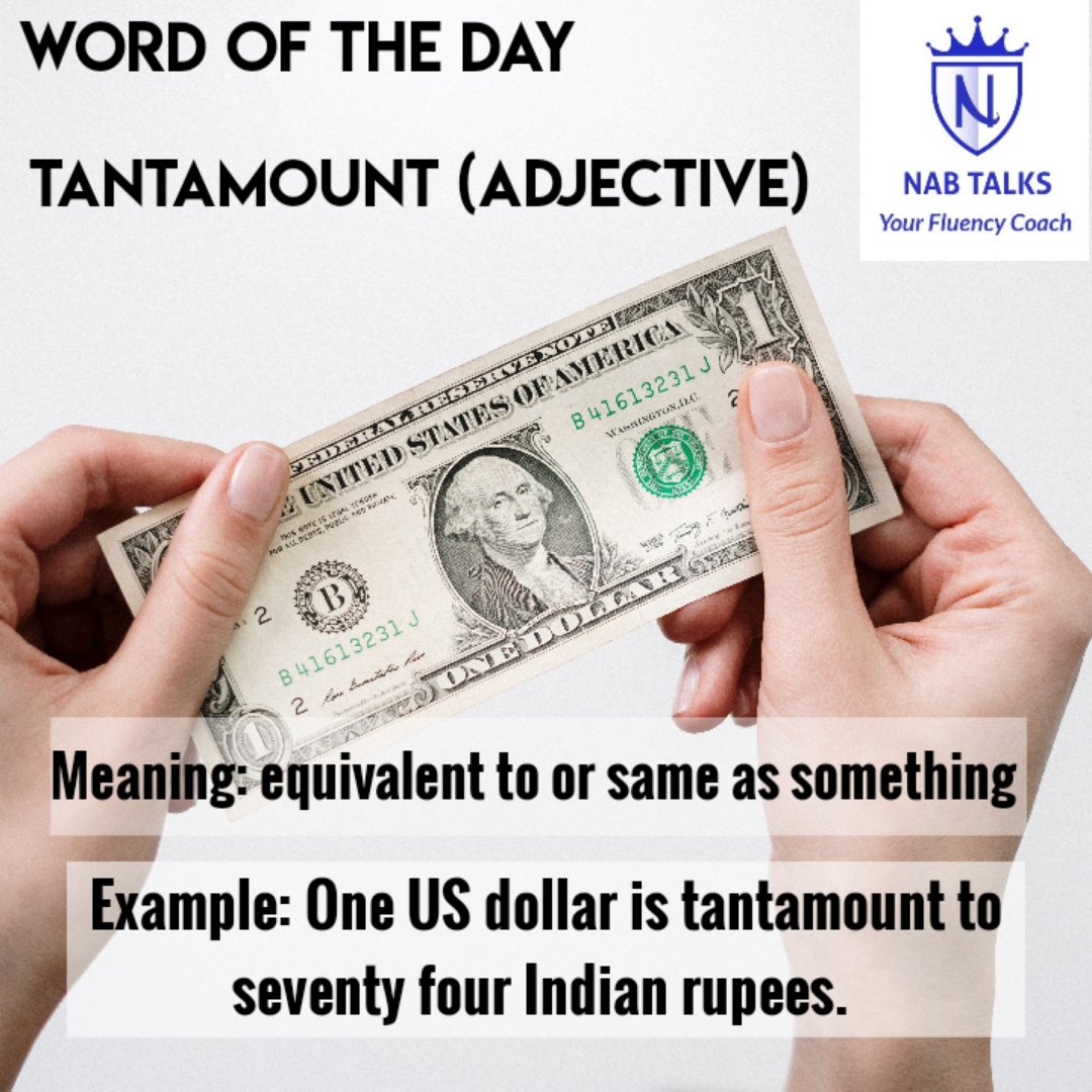 NabTalks's tweet photo. Word of The Day
Please follow @NabTalks for contents on English language learning, fluency, vocabulary and grammar!
#NabTalks #vocabulary #wordoftheday #learnenglish #englishtips #grammartips #education #Trending #learning https://t.co/CZIemsER8Y