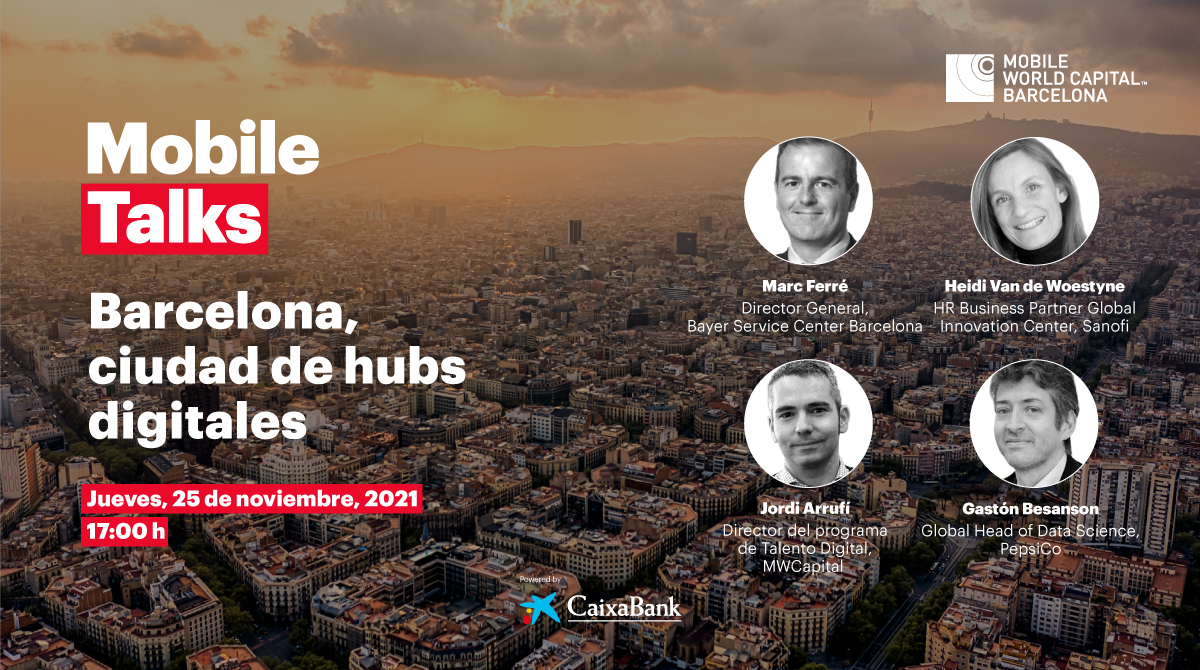 MWCapital's tweet image. 📢 LAST CALL para el #MobileTalks "Barcelona, ciudad de hubs digitales" Descubriremos por qué #Barcelona está considerada como uno de los #hubs tecnológicos más grandes de Europa de la mano de expertos del sector. 

📲 Conéctate mañana, 25/11 a las 17h en mwcb.in/3xkxQoL