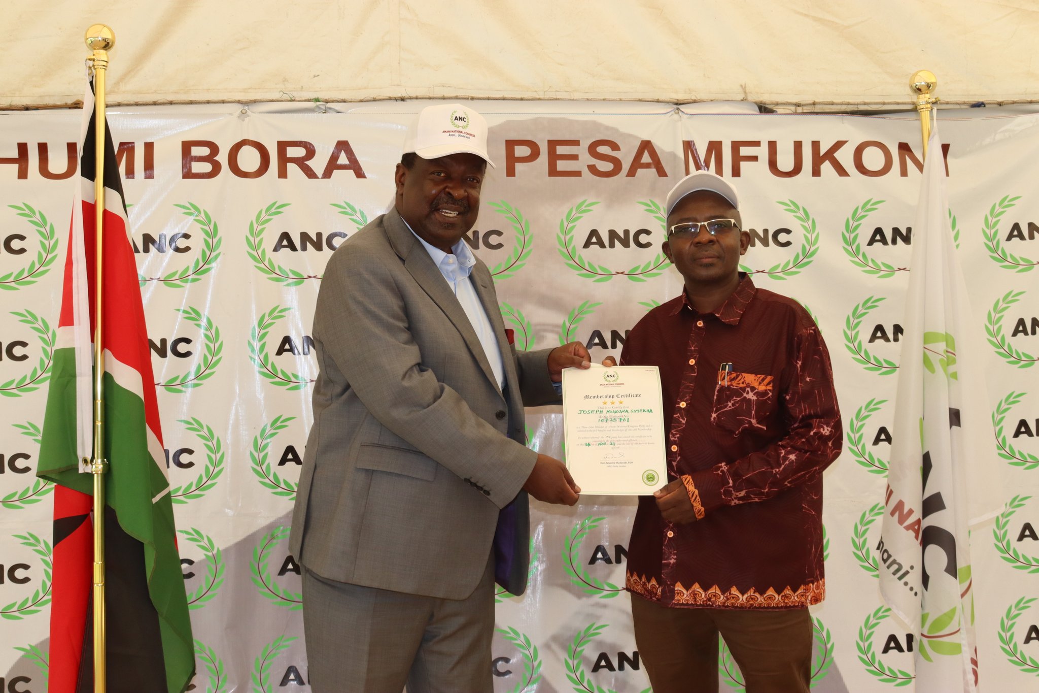 ANC PARTY on Twitter: "Political Strategist Joseph Simekha has officially  joined the Party. He was formally received by the party leader at the ANC  Party Headquarters. Simekha has declared an interest to