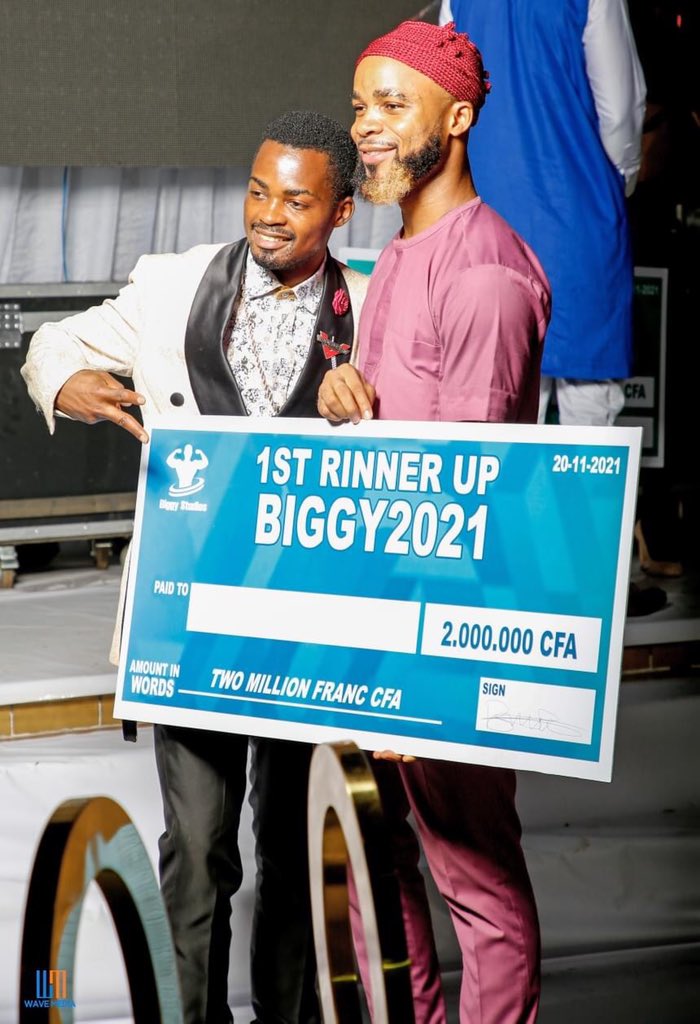 biggystudios's tweet photo. Congratulations 🎉🎉🎊🎊🎉to the First Runner-up. @noniwhite237 

We're sorry for the spelling error!

Photo by Wave Media
#Biggy2022 https://t.co/h5hvRkdUoz