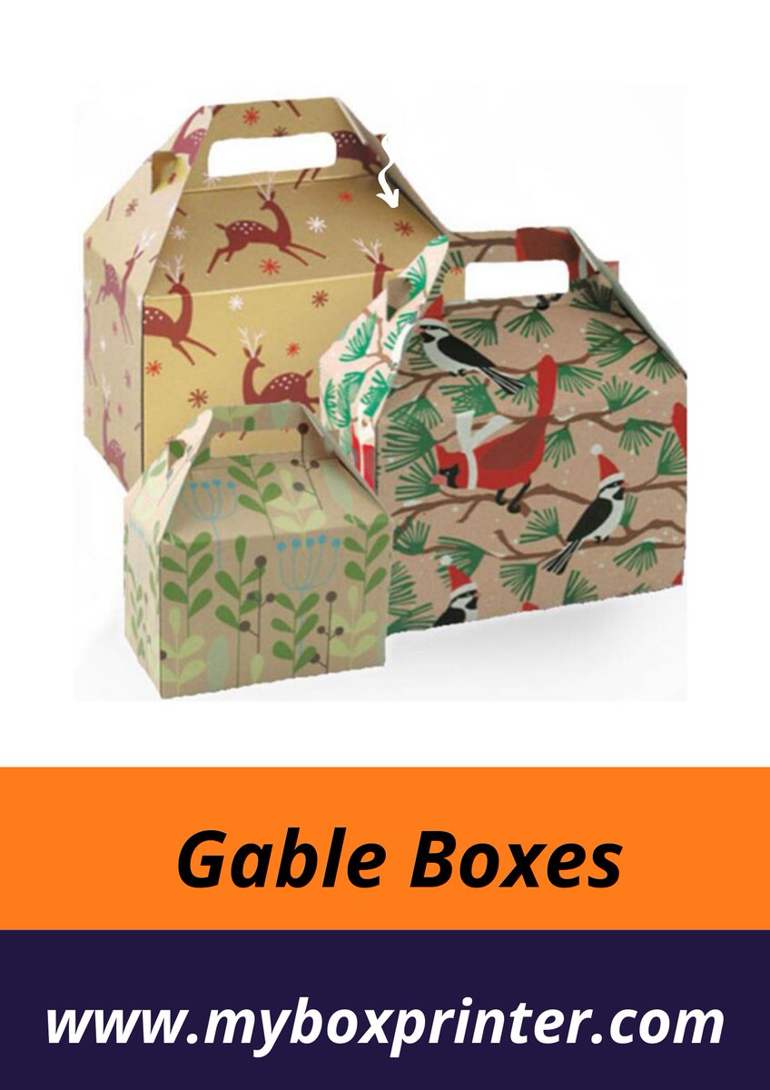 Jaunrichard1's tweet image. Gable Boxes
To Package food with style or to package gift items, the Gable box is the first choice because of its style and ease of use.
#myboxprinter #gableboxes #gablepackagingboxes #wholesalegableboxes
myboxprinter.com/food-packaging…
