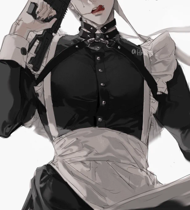 메이드복..@#🖤🤍 