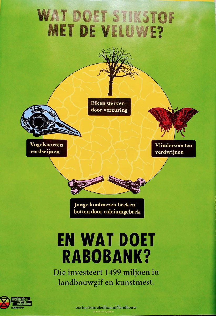 PieterseMarc's tweet photo. Rabo investeert 1499 miljoen in landbouwgif megastallen en kunstmest 🤬
#stapover #stopdewaanzin teken de petitie op
https://t.co/DKit5wQBST
#DefundRabo
#EndAnimalSg
#GoPlantbased
Eet #PlantAARDIG en #Biologisch
#Ecocide
#ClimateCrisis
#BiodiversityCrisis
Teken & Deel 🙏 https://t.co/JbUf16CDnW