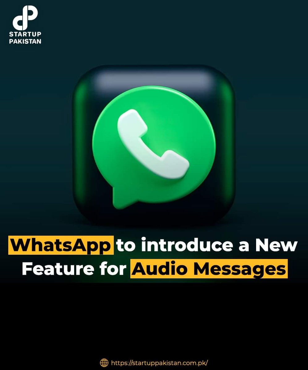 PakStartup's tweet photo. WhatsApp is said to be working on bringing a new feature that will allow users to speed up audio messages which are forwarded to them, as per a report by WABetaInfo. #whatsapp #audiomessages #feature #audio https://t.co/zTHedqM3oK