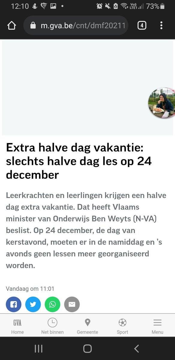 JolienDaems's tweet photo. Ik stel voor, halve werkdag voor iedereen dan https://t.co/gRfolprBQJ