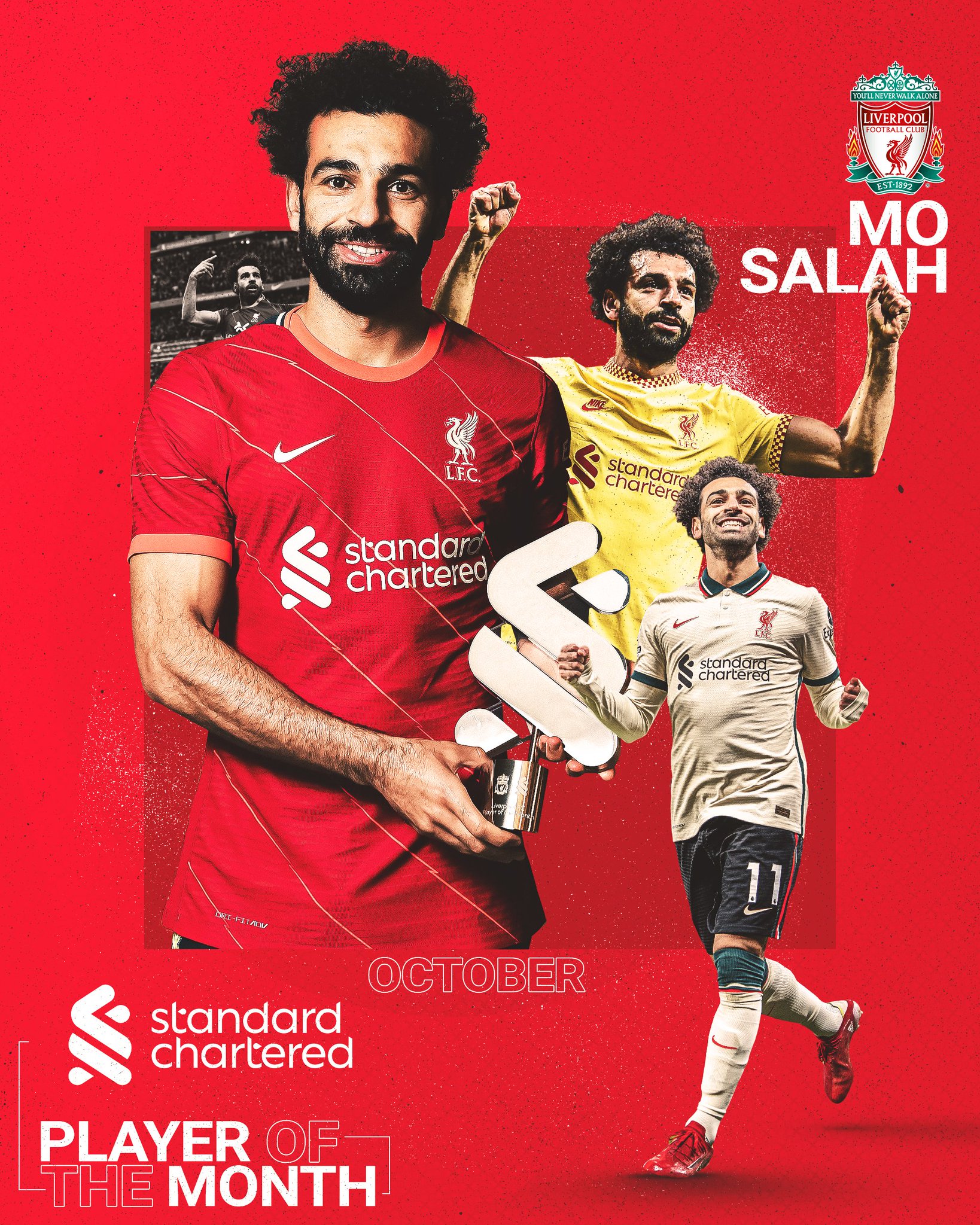 Liverpool FC on Twitter "August September October MoSalah makes it a