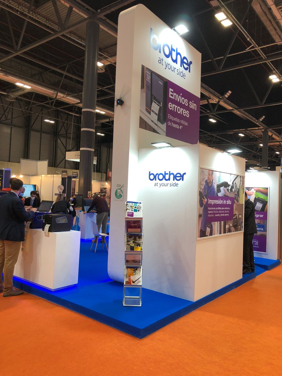 bluebacking's tweet photo. Hoy se ha puesto en marcha la feria @EmpackIberia  y hemos tenido el honor de poder diseñar y producir el stand de @BrotherEspana 

@IFEMA #evento #tecnologia #ifema #madrid #españa https://t.co/hrXaSFjB7y