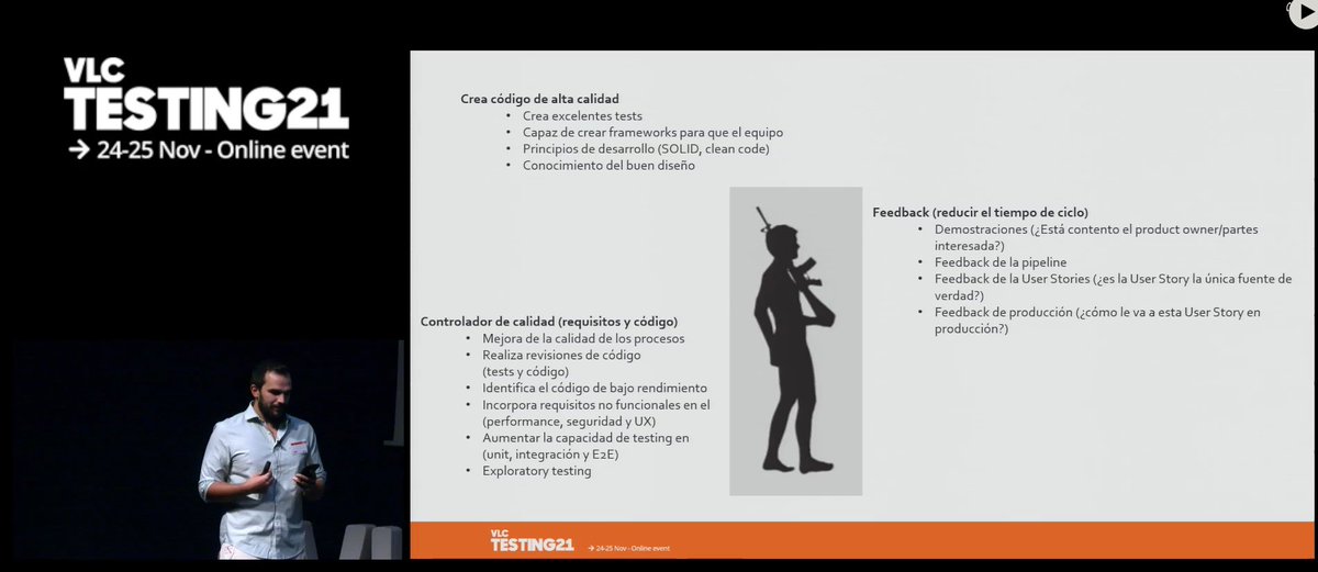 del1771's tweet photo. Josep Pereira @MysticSdet nos habla de los pilares del #Tester según su propia experiencia y viaje como #qatester en #VLCtesting #YoCreoEnElTesting Me gusta lo que escucho!😃 https://t.co/zlYlEdmSYb