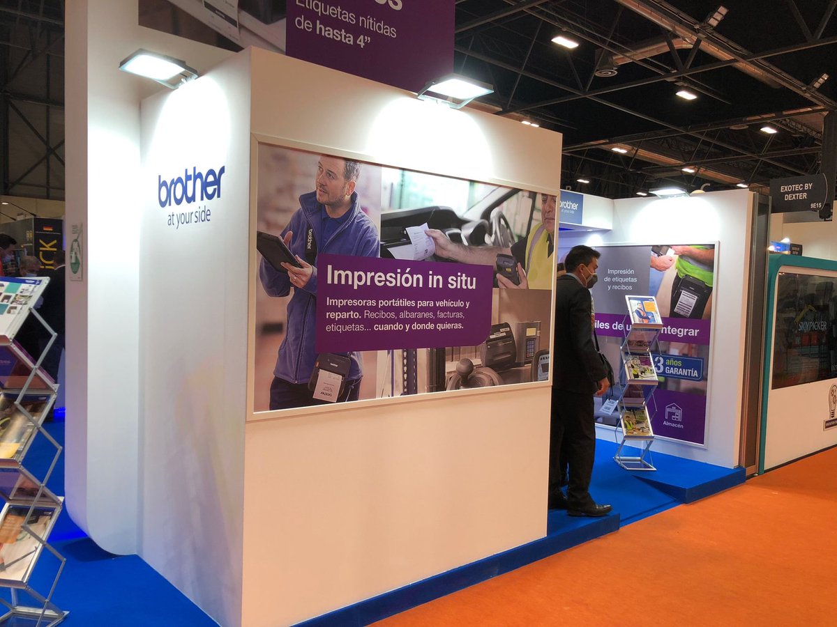 bluebacking's tweet photo. Hoy se ha puesto en marcha la feria @EmpackIberia  y hemos tenido el honor de poder diseñar y producir el stand de @BrotherEspana 

@IFEMA #evento #tecnologia #ifema #madrid #españa https://t.co/hrXaSFjB7y