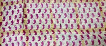 Vintage Dupatta Long Stole Cotton Saffron Hijab Hand Embroidered Kantha Scarves SJ41