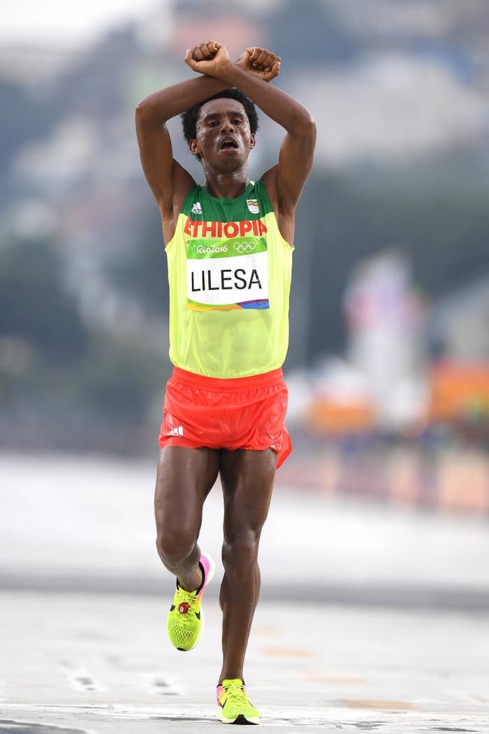 Two of Africa's best sons - Gebrselassie &amp; Lelisa -Ambassadors of Africa's sporting talent are in frontline against TPLF, US proxy Army. I'd like to hear fellow African athletes in KE, UG, <a href="/joshuacheptege1/">Joshua Cheptegei 🇺🇬🇺🇬 🥇🥇</a> etc, express solidarity. This is not about Ethiopia, but Africa. #NoMore