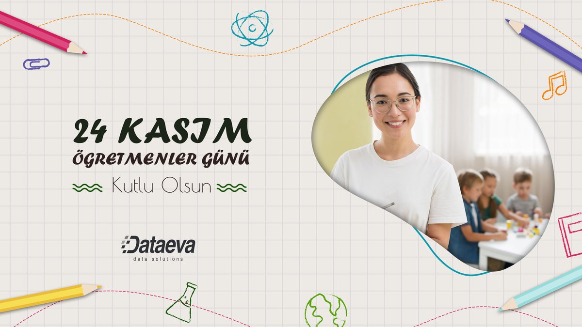Dataevatech's tweet image. Tüm öğretmenlerimizin 24 Kasım Öğretmenler Günü kutlu olsun!
#24Kasım #ÖğretmenlerGünü #Microsoft
