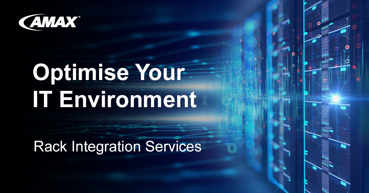 AMAXTechnology's tweet image. AMAX EMEA provides quality and flexible Rack Integration Services that enable companies to focus on their core competencies and redirect resources to generate the most value for their customers. Learn More: bit.ly/2Yph4US

#itinfrastructure #HPC #rackintegration
