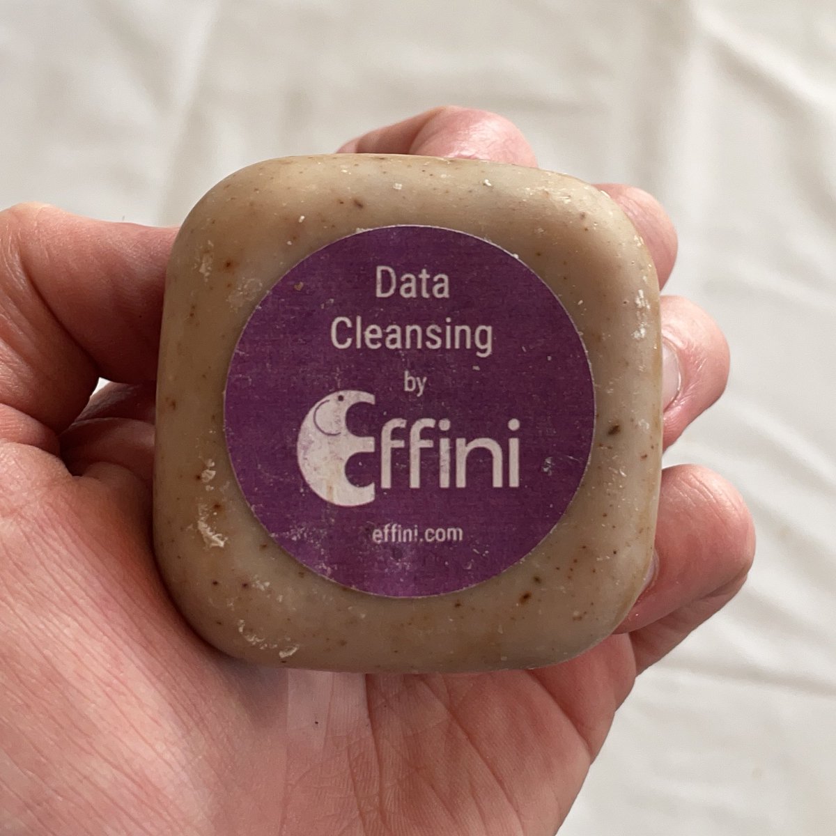 euanwielewski's tweet image. Definitely the best swag at @DataLabScotland #DataSummit21 #DataFest21!

Data cleansing soap from @effinidata! 😂