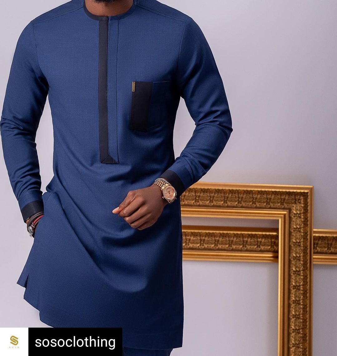 Clean andFresh @sosoclothing Get inspiration for any occasion on the #AfriqOkin app, free on Google play and Apple app store. 👉🏾 onelink.to/aptvqj #AfricanFashionApp #AfricanFashion #AfricanPrint #sosoclothing #sosokaftans #mensfashion